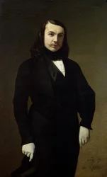 Porträt von Theophile Gautier (1811-72), 1839